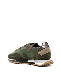 Chaussures de sport olive Ghoud