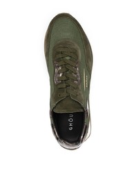 Chaussures de sport olive Ghoud