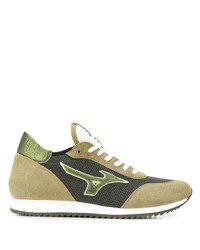 Chaussures de sport olive Mizuno
