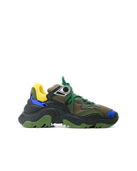Chaussures de sport olive N°21