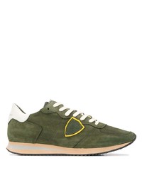 Chaussures de sport olive Philippe Model Paris