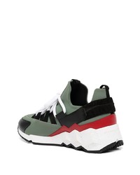 Chaussures de sport olive Pierre Hardy