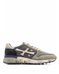 Chaussures de sport olive Premiata