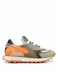 Chaussures de sport olive RUN OF