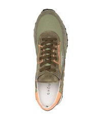 Chaussures de sport olive Ghoud