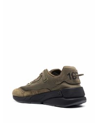 Chaussures de sport olive Diesel