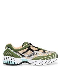 Chaussures de sport olive Saucony