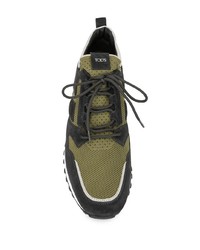 Chaussures de sport olive Tod's