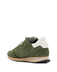 Chaussures de sport olive Philippe Model Paris