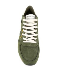 Chaussures de sport olive Philippe Model Paris