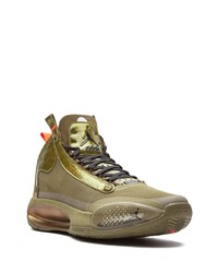 Chaussures de sport olive Jordan