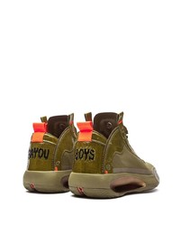 Chaussures de sport olive Jordan