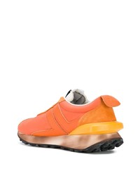 Chaussures de sport orange Lanvin