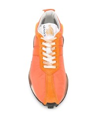 Chaussures de sport orange Lanvin