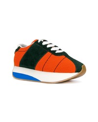 Chaussures de sport orange Marni