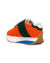 Chaussures de sport orange Marni