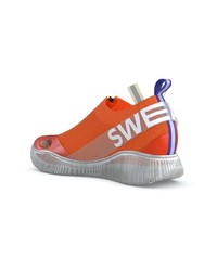 Chaussures de sport orange Swear