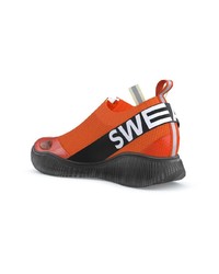 Chaussures de sport orange Swear