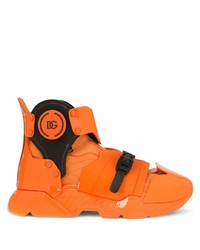 Chaussures de sport orange Dolce & Gabbana