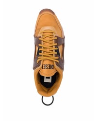 Chaussures de sport orange Diesel