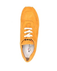 Chaussures de sport orange Kiton