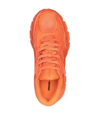 Chaussures de sport orange Heron Preston