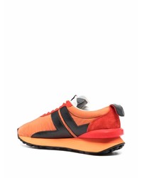 Chaussures de sport orange Lanvin