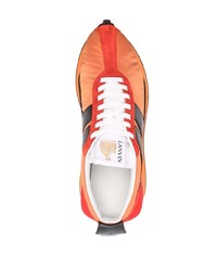 Chaussures de sport orange Lanvin