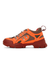Chaussures de sport orange Gucci