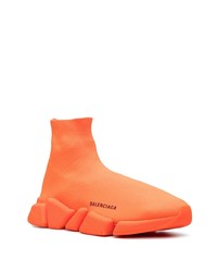 Chaussures de sport orange Balenciaga