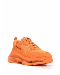 Chaussures de sport orange Balenciaga