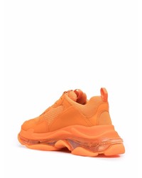 Chaussures de sport orange Balenciaga