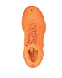 Chaussures de sport orange Balenciaga