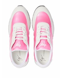 Chaussures de sport roses Giuseppe Zanotti