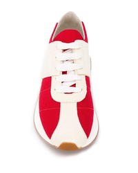 Chaussures de sport rouge et blanc Marni