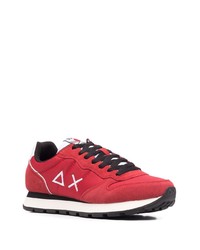 Chaussures de sport rouge et blanc Sun 68