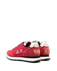 Chaussures de sport rouge et blanc Sun 68