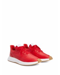 Chaussures de sport rouge et blanc Giuseppe Zanotti