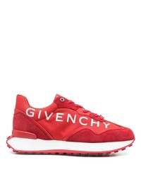 Chaussures de sport rouge et blanc Givenchy