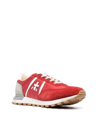 Chaussures de sport rouge et blanc Premiata