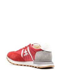 Chaussures de sport rouge et blanc Premiata