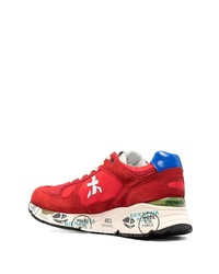 Chaussures de sport rouge et blanc Premiata