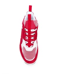Chaussures de sport rouge et blanc Calvin Klein Jeans