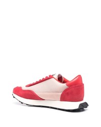 Chaussures de sport rouge et blanc Diesel