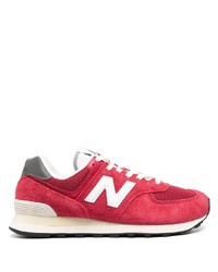 Chaussures de sport rouge et blanc New Balance