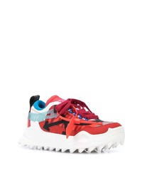 Chaussures de sport rouge et blanc Off-White