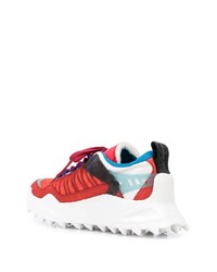 Chaussures de sport rouge et blanc Off-White