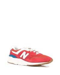 Chaussures de sport rouge et blanc New Balance