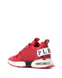 Chaussures de sport rouge et blanc Philipp Plein