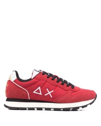 Chaussures de sport rouge et blanc Sun 68